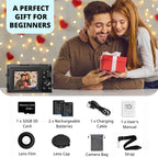 Duluvulu Cámara digital 4K para enfoque automático de fotografía, c...