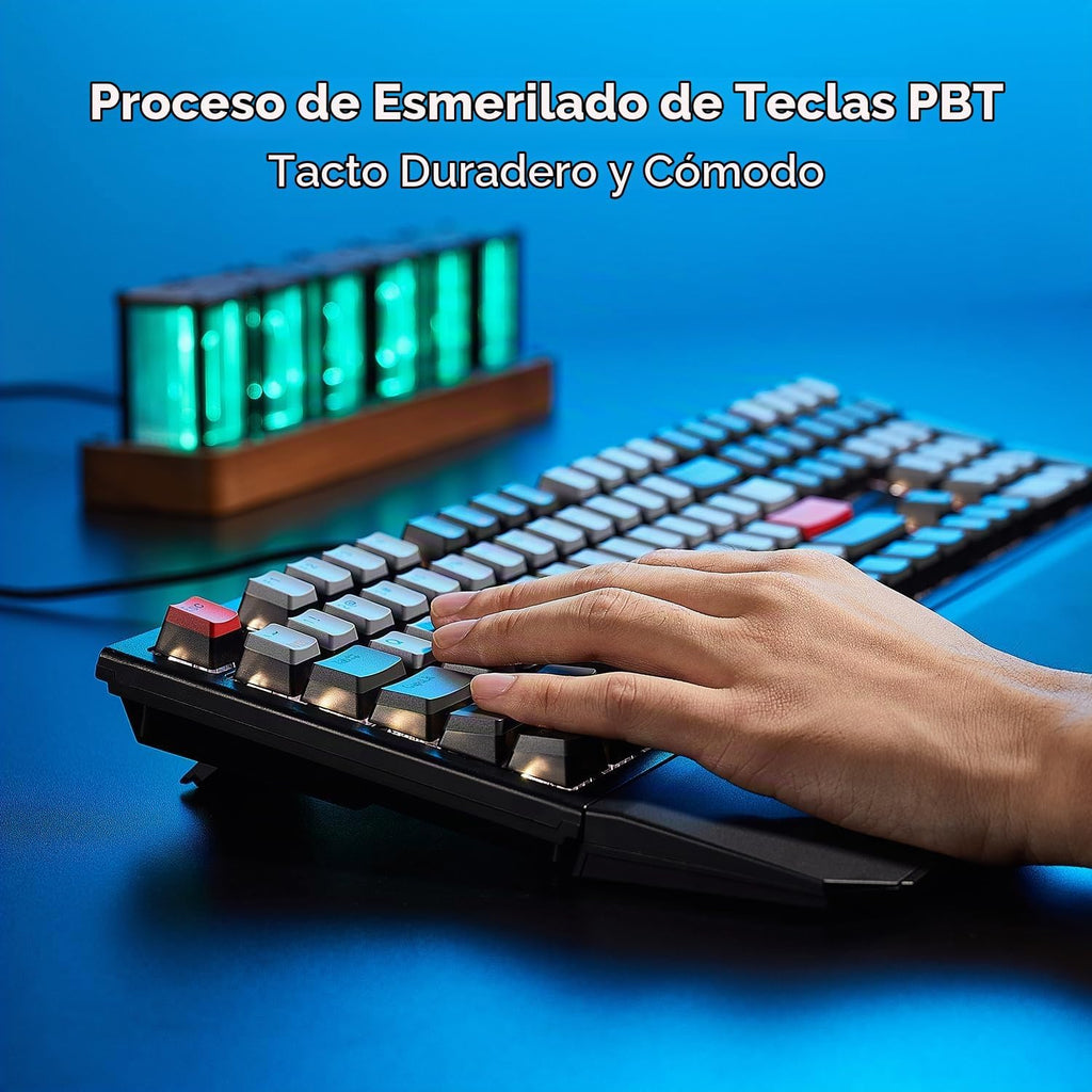Hexgears Teclado mecánico inalámbrico X5 tamaño completo 108 teclas - Dark