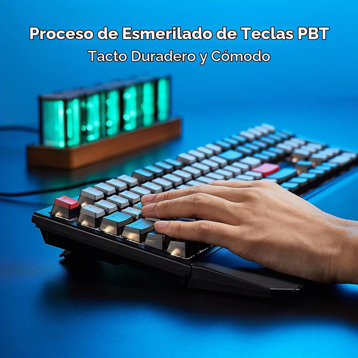 Hexgears Teclado mecánico inalámbrico X5 tamaño completo 108 teclas - Dark