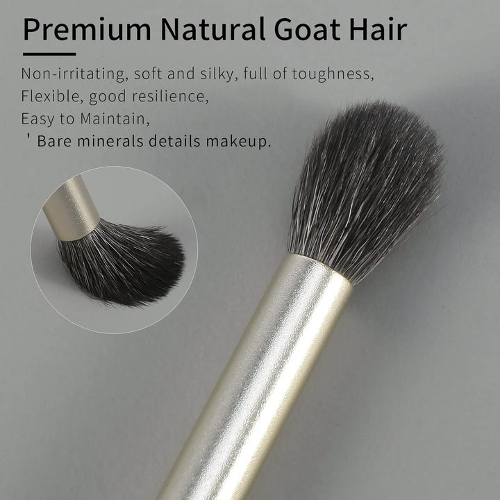 Pincel para Sombra de Ojos de Pelo Natural de Cabra, Pincel de Mezc...