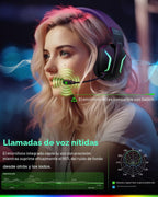 WESEARY Auriculares inalámbricos para juegos para PS5, PS4, PC, Switch y