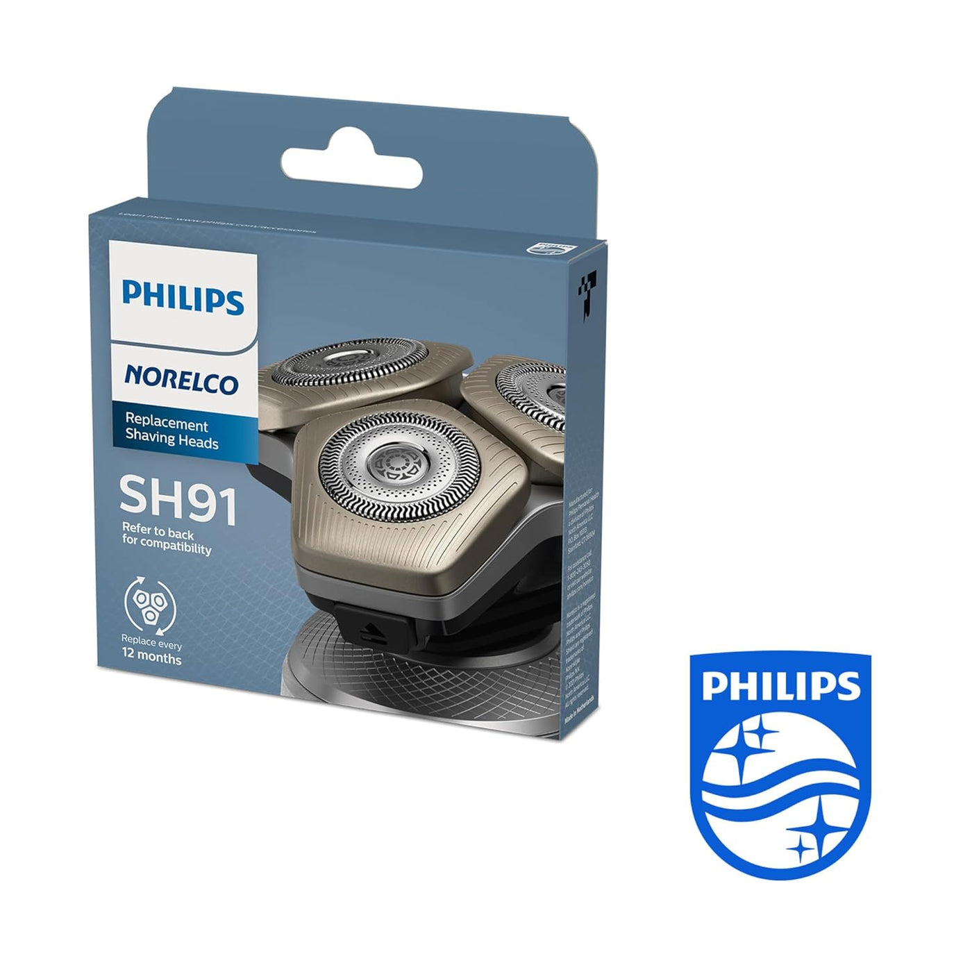 Philips Norelco - Cabezales de afeitado originales, compatibles con...