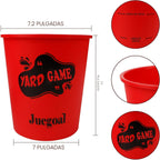 Juegoal Juego Gigante de Yard Pong al Aire Libre Set de Lanzamiento para Playa, Camping, Césped y Patio Trasero