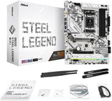 ASRock B650 Steel Legend WiFi 6E AMD enchufe AM5 Ryzen 9000 8000 y...