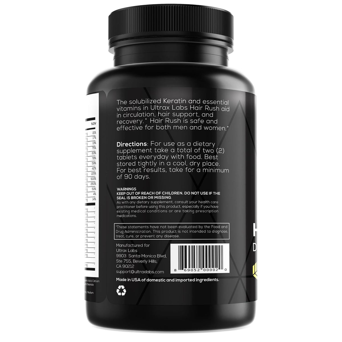 Hair Rush DHT Bloqueador de caída de cabello Maxx