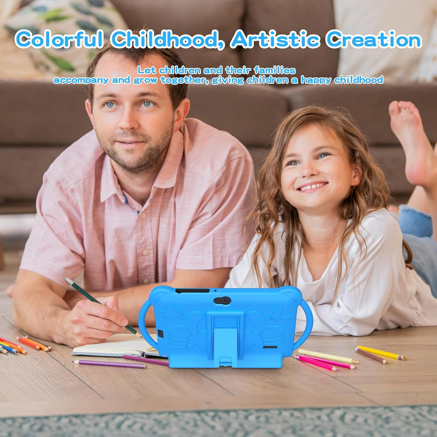 Tablet para niños, tablet de 7 pulgadas para niños 4GB+32GB admite...