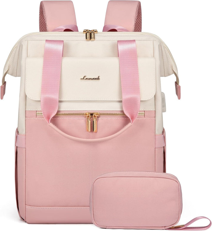 LOVEVOOK Mochila para laptop para mujeres, mochila de trabajo conve...