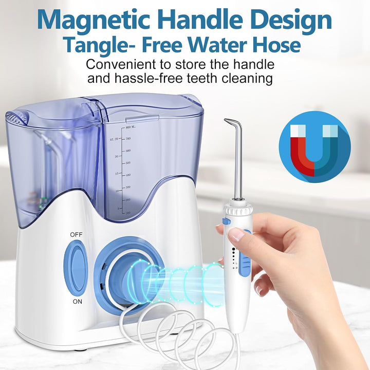H2ofloss Limpiador dental con agua para limpieza de dientes con 12...