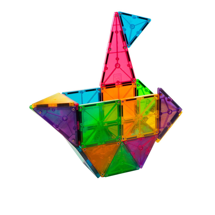 MAGNA-TILES Juego clásico de construcción magnética de 32
