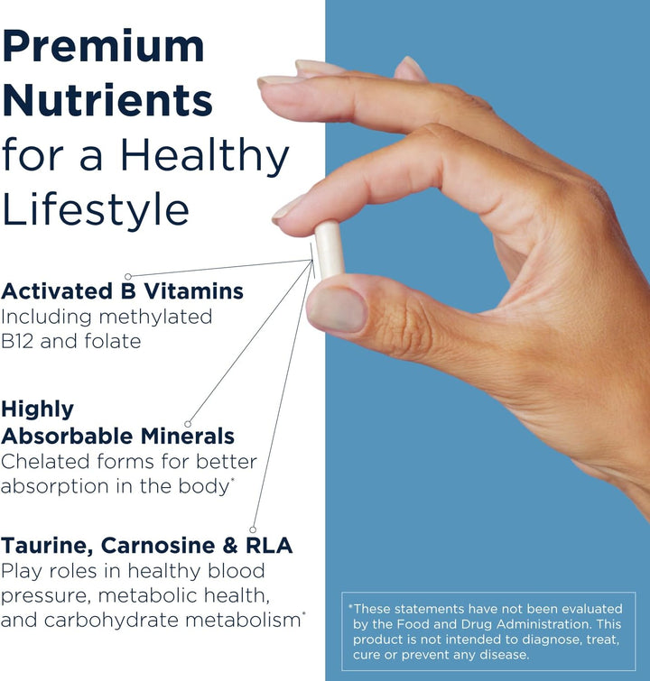 Designs for Health Metabolic Synergy - Suplemento multivitamínico y...