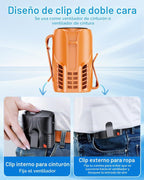 DeeKom 2025 Ventilador de cintura portátil personal y ventilador de...