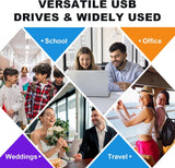 Memoria USB de 8 GB, paquete de 10 unidades de memoria USB a granel...