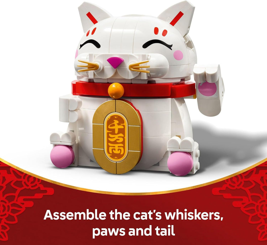 LEGO Juguete de Construcción Lucky Cat para niñas y niños