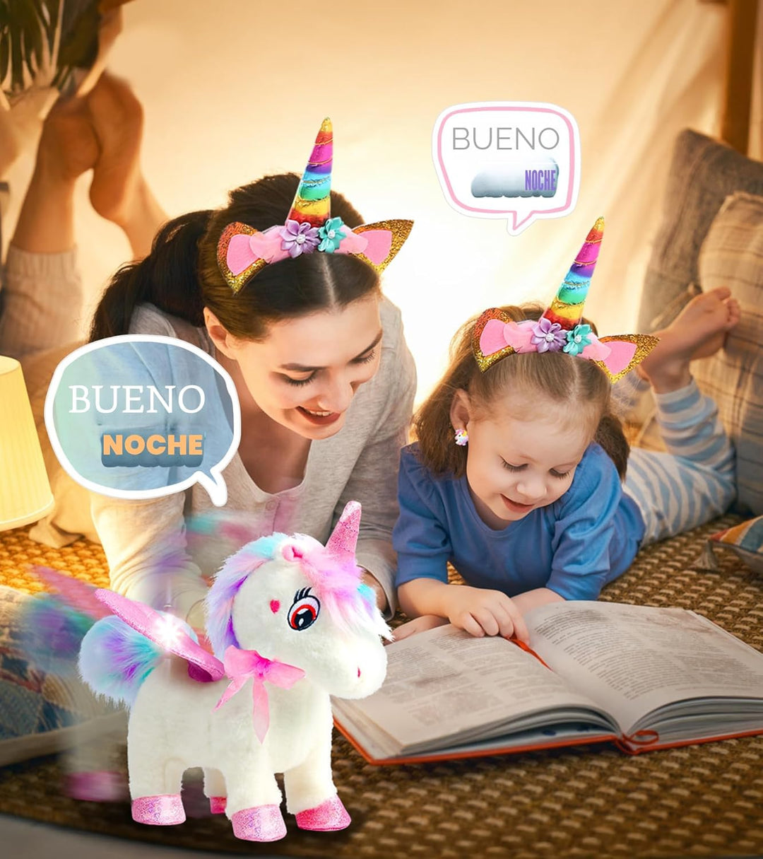 SOLIEHOO Juguetes de unicornio para niñas de 4 a 6 años, regalos de...