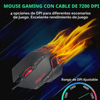 One Handed Gaming teclado y Mouse Combo para LOL/Wow/fortnite/Dota/PUBG