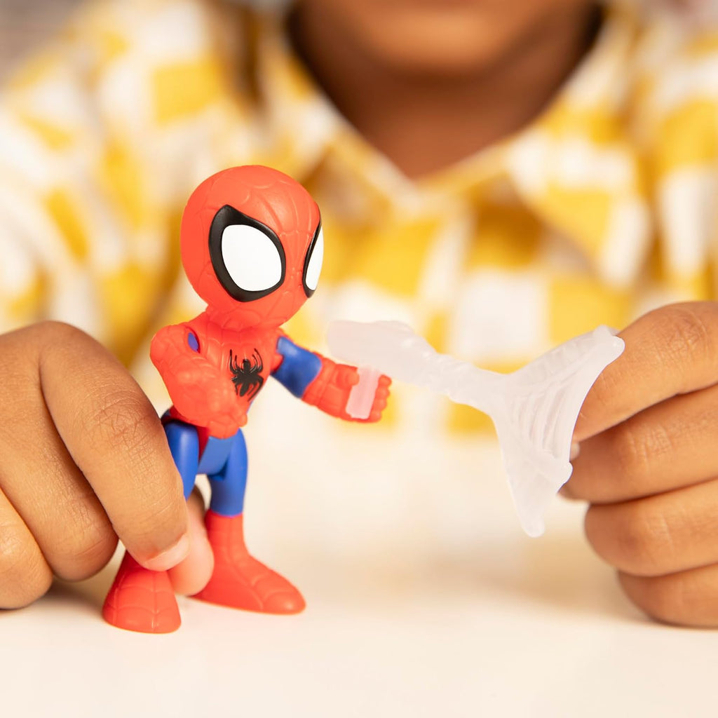 Spidey and HIS Amazing Friends Marvel, Iron Man and His Awesome Friends Spidey y Iron Man: Avengers Team-Up, juego de figuras de acción de 3 pulgadas, 3+