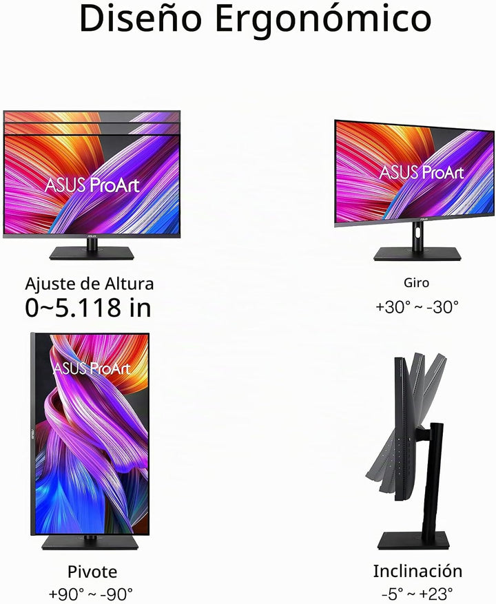 ASUS ProArt PA32UCR-K Monitor profesional 4K HDR USB-C de 32 pulgad...
