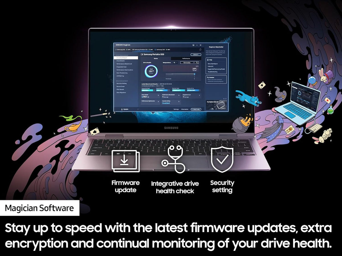 Samsung T9 - SSD portátil de 1 TB, unidad externa de estado sólido...