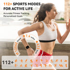 Reloj inteligente para mujer (3 bandas), rastreador de fitness con llamadas