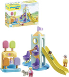 Playmobil 1.2.3: Torre de Aventura con Cabina de Helados