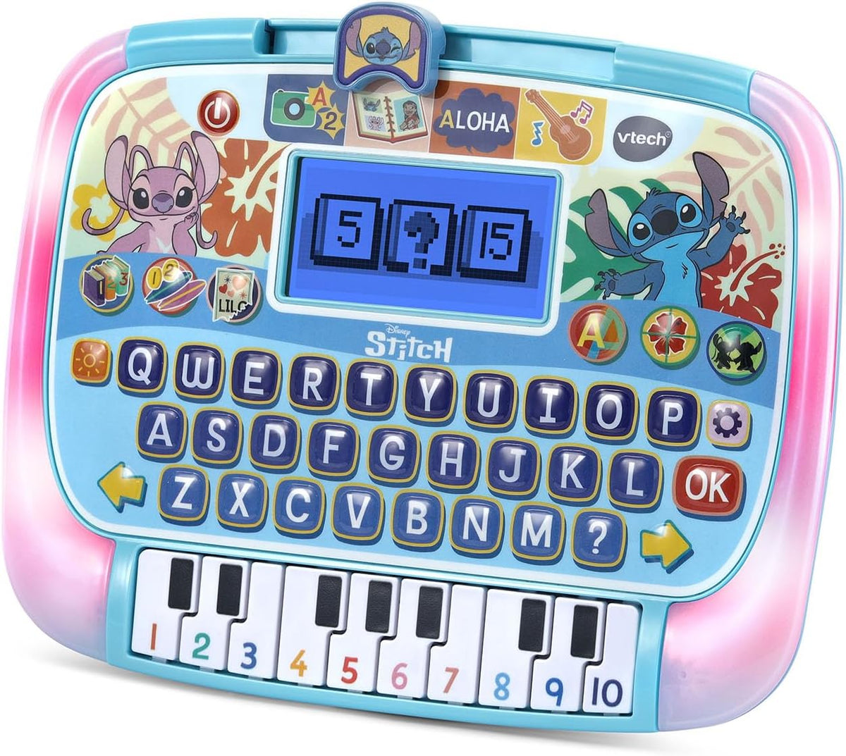Tableta de aprendizaje VTech Disney Stitch para edades de 3 años en adelante