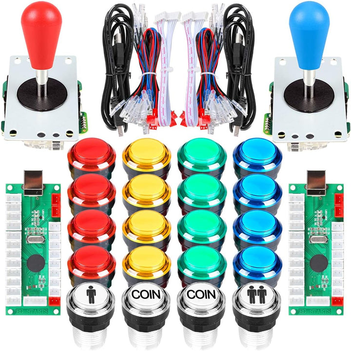Kits de arcada para 2 jugadores Classic Arcade DIY USB