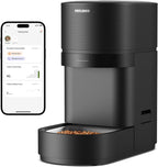 PETLIBRO Alimentador automático para gatos | Smart Scale rastrea la ingesta real de alimentos, WiFi 5G y 2.4G, dispensador automático de alimentos para gatos de 5 litros con sensor de alimentos bajo