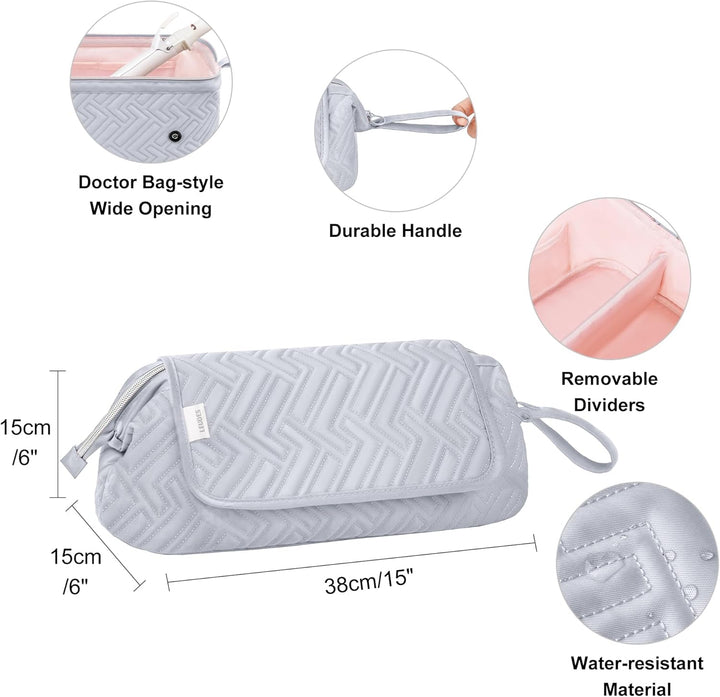 Leudes - Bolsa de viaje para herramientas de cabello con alfombrill...