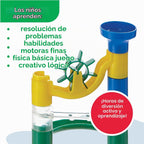 MindWare Marble Run: juego de 123 piezas (103 piezas duraderas y 20 canicas) Juego de construcción STEM para niños