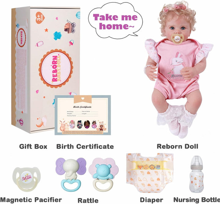 BABESIDE Muñecas de bebé Reborn \u2013 Muñeca realista de cuerpo su...