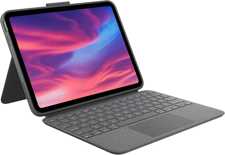Logitech Combo Touch Funda para iPad de 10ª generación, teclado des...