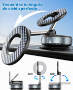 PlusAcc - Soporte magnético al vacío para MagSafe, sin carga