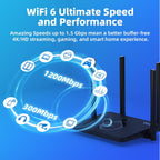 DBIT AX1500 WiFi 6 Router de Internet inalámbrico de doble banda