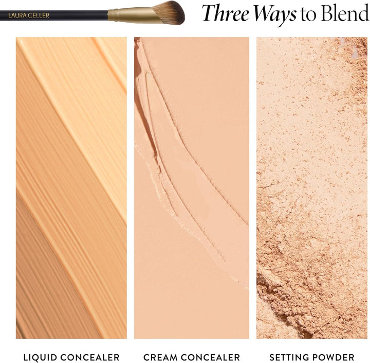 LAURA GELLER NEW YORK Pinceles de maquillaje profesional cosmético,...