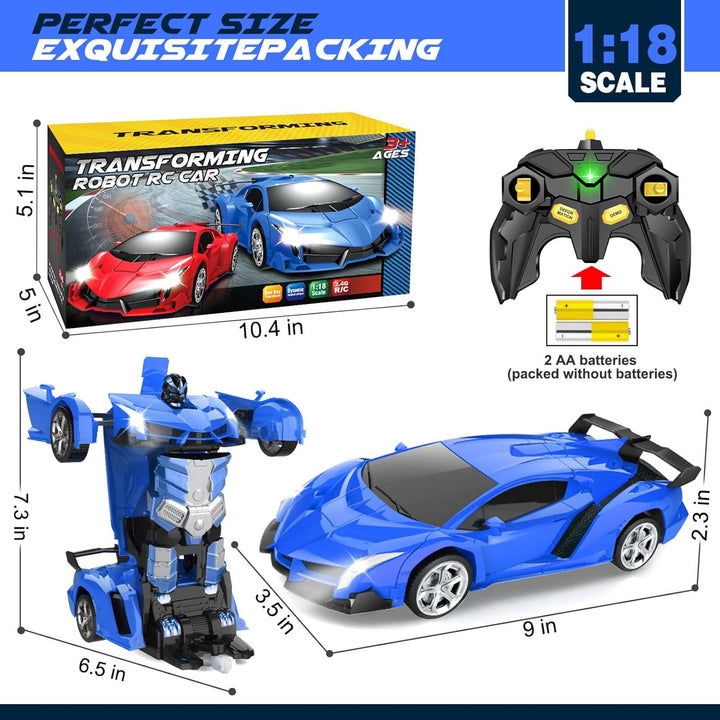 Dolanus Auto a control remoto \u2013 Transformar robot RC Cars, jug...