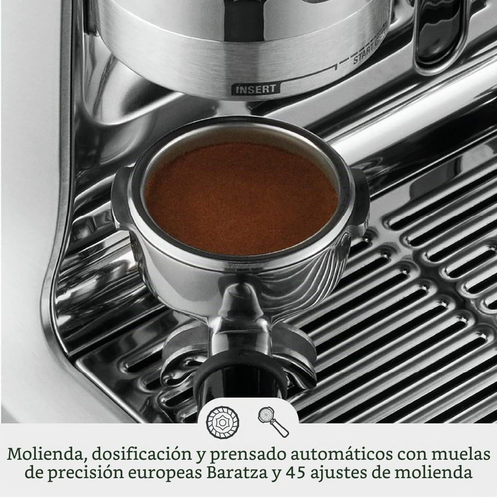 Breville Máquina Espresso Oracle, BES980XL de plata