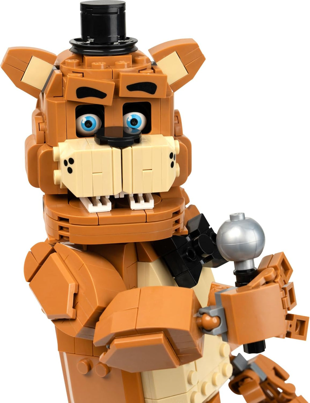 BLDR Five Nights at Freddy's™ Freddy Fazbear - Figura articulada de 11 pulgadas con 571 piezas, 0306