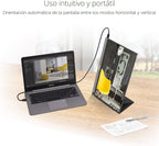 ASUS ZenScreen Monitor USB portátil de 15.6 pulgadas 1080P (MB16ACE...
