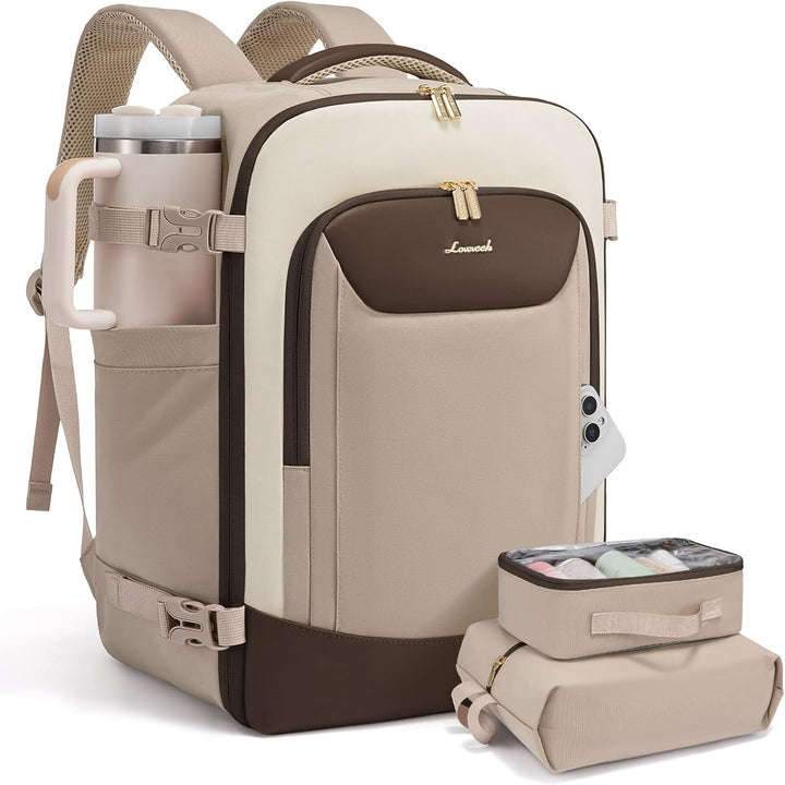 LOVEVOOK Mochila de viaje de 40 L para mujeres y hombres, mochila g...