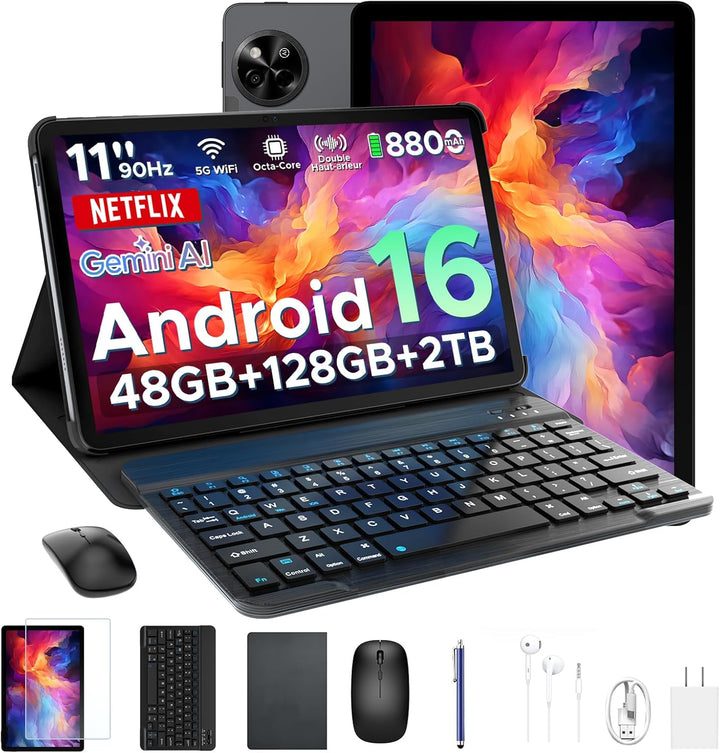 Luzglo P11 Android 16 Tablet, Tablet de 11 Pulgadas con Gemini AI,...