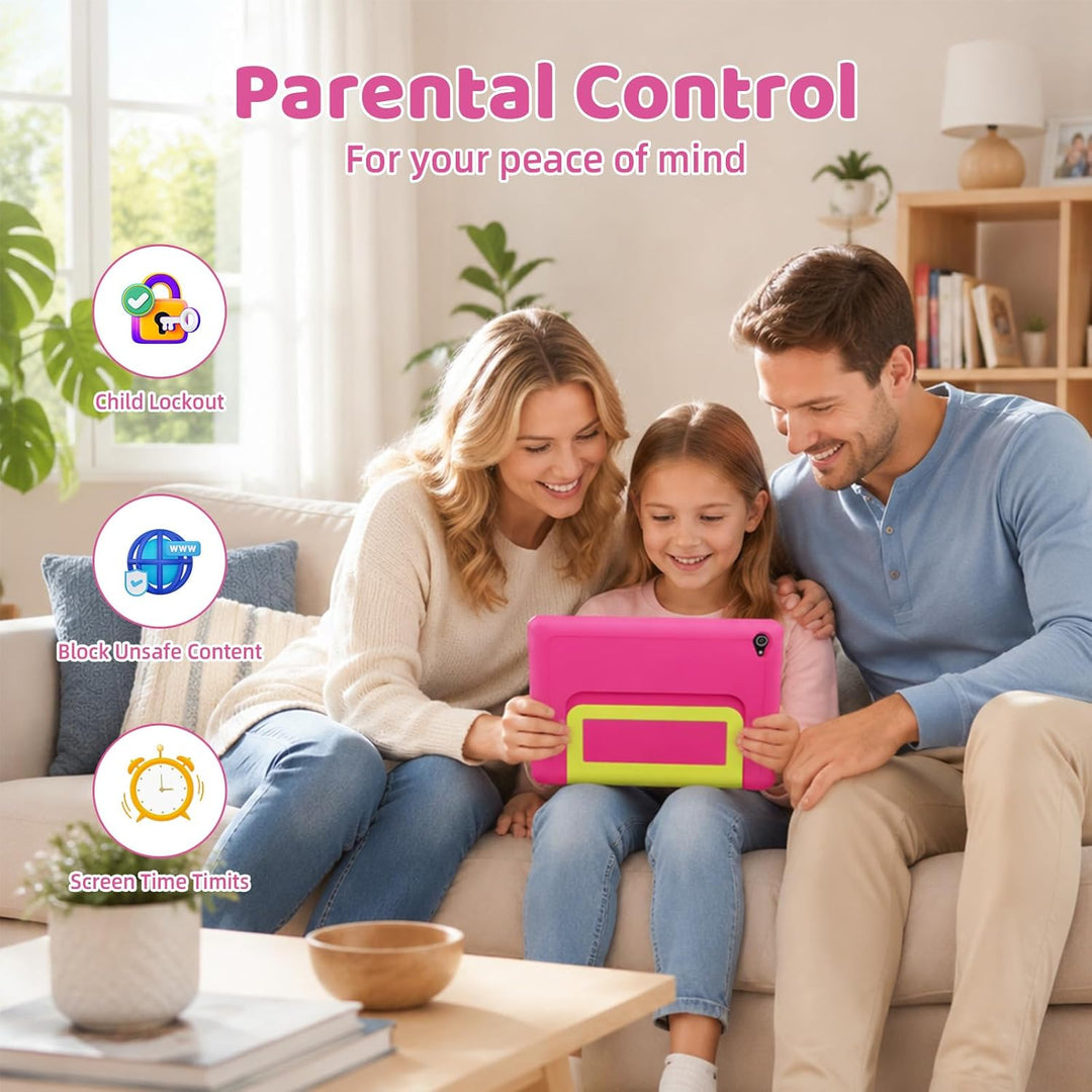 Gleeso Tableta para Niños Android 16, 24GB RAM 64GB ROM Tableta par...