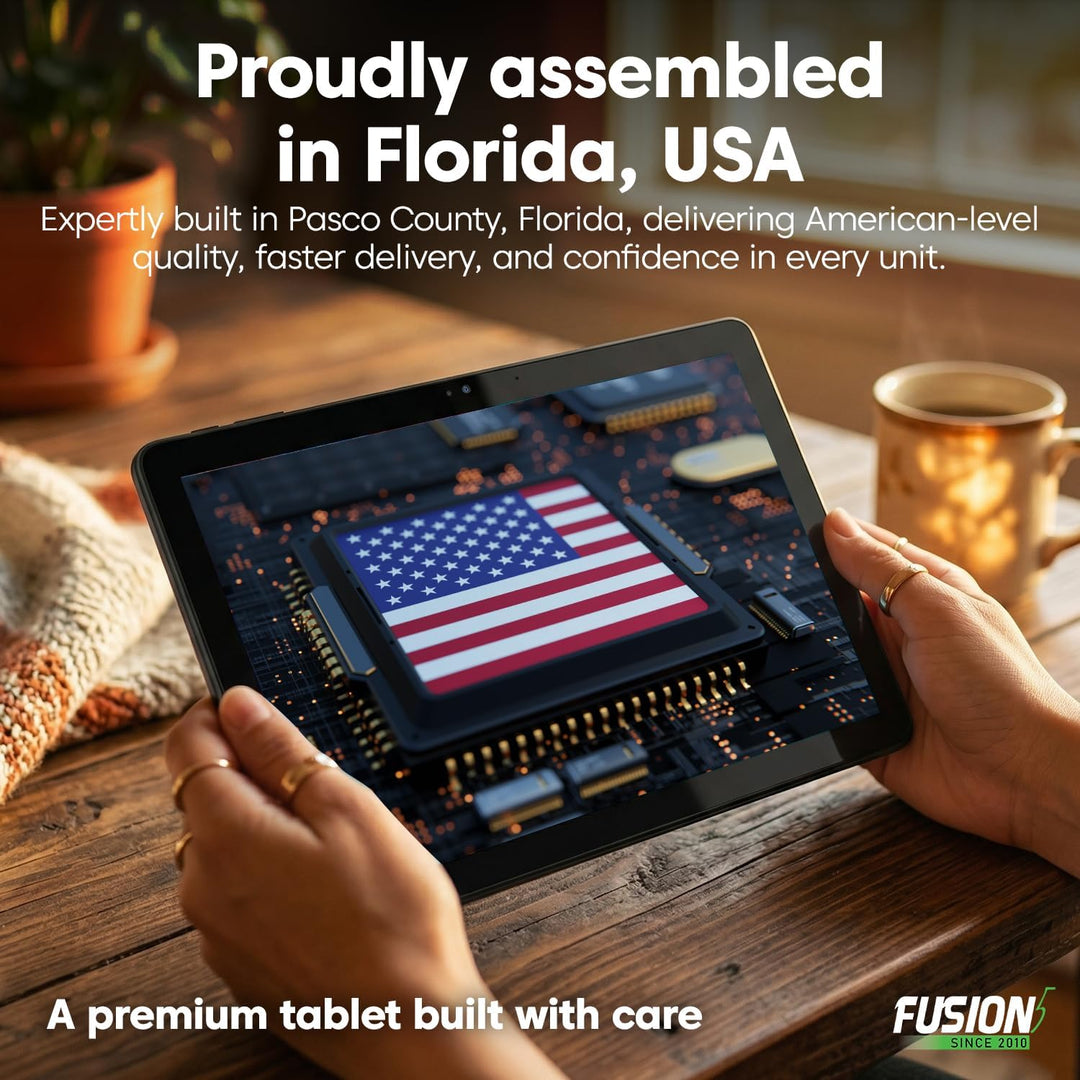 Fusion5 2026 Nueva versión 10.1" Windows 11 Pro Tablet PC - Constru...