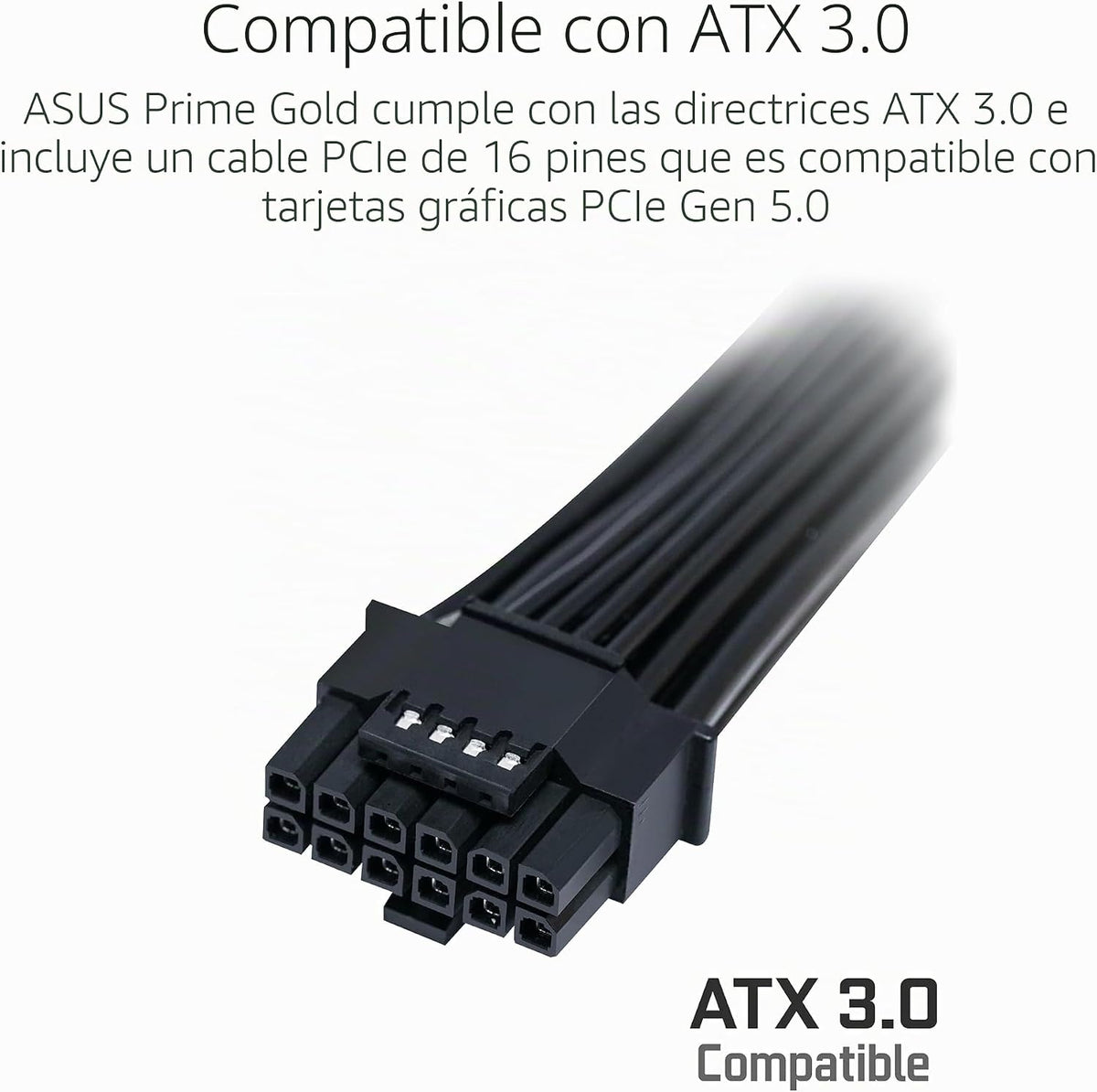 ASUS Prime 850W Gold (850 vatios, compatible con ATX 3.0, fuente de...