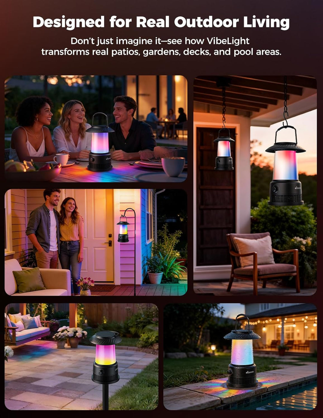 Altavoces solares Bluetooth para exteriores, impermeables, IPX7, pa...