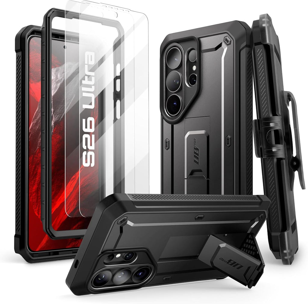 SUPCASE Funda para Galaxy S26 Ultra con 2 protectores de vidrio templado