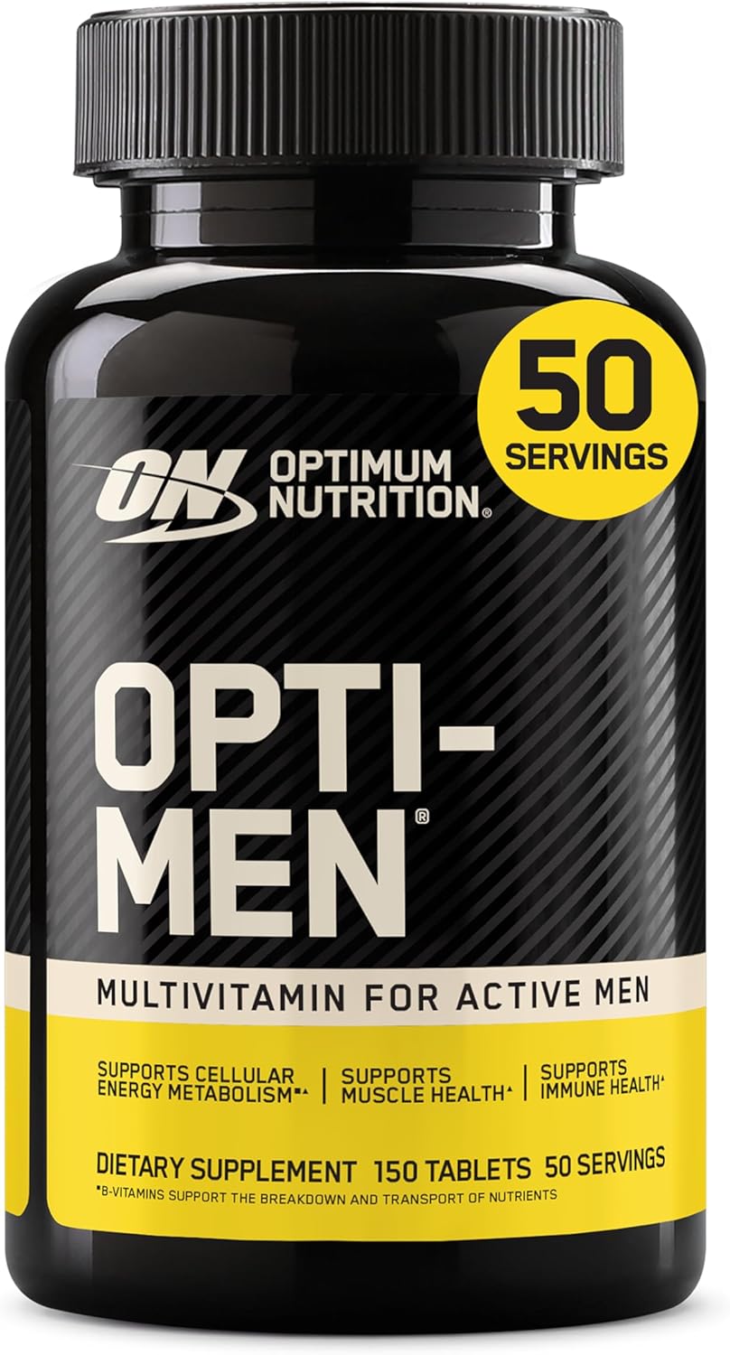 Optimum Nutrition Opti-Men, Vitamina C, Zinc y Vitamina D, E, B12 p...
