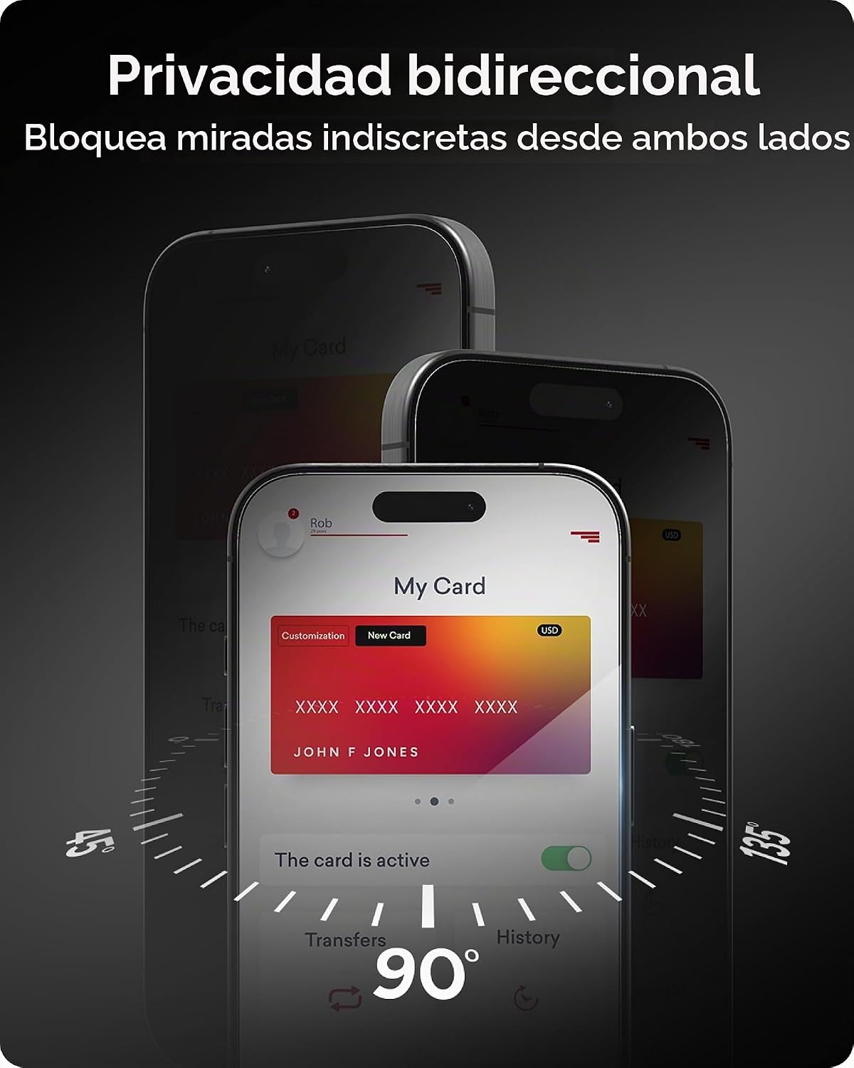 ZAGG Protector de pantalla de privacidad Glass Elite para iPhone 16 Pro