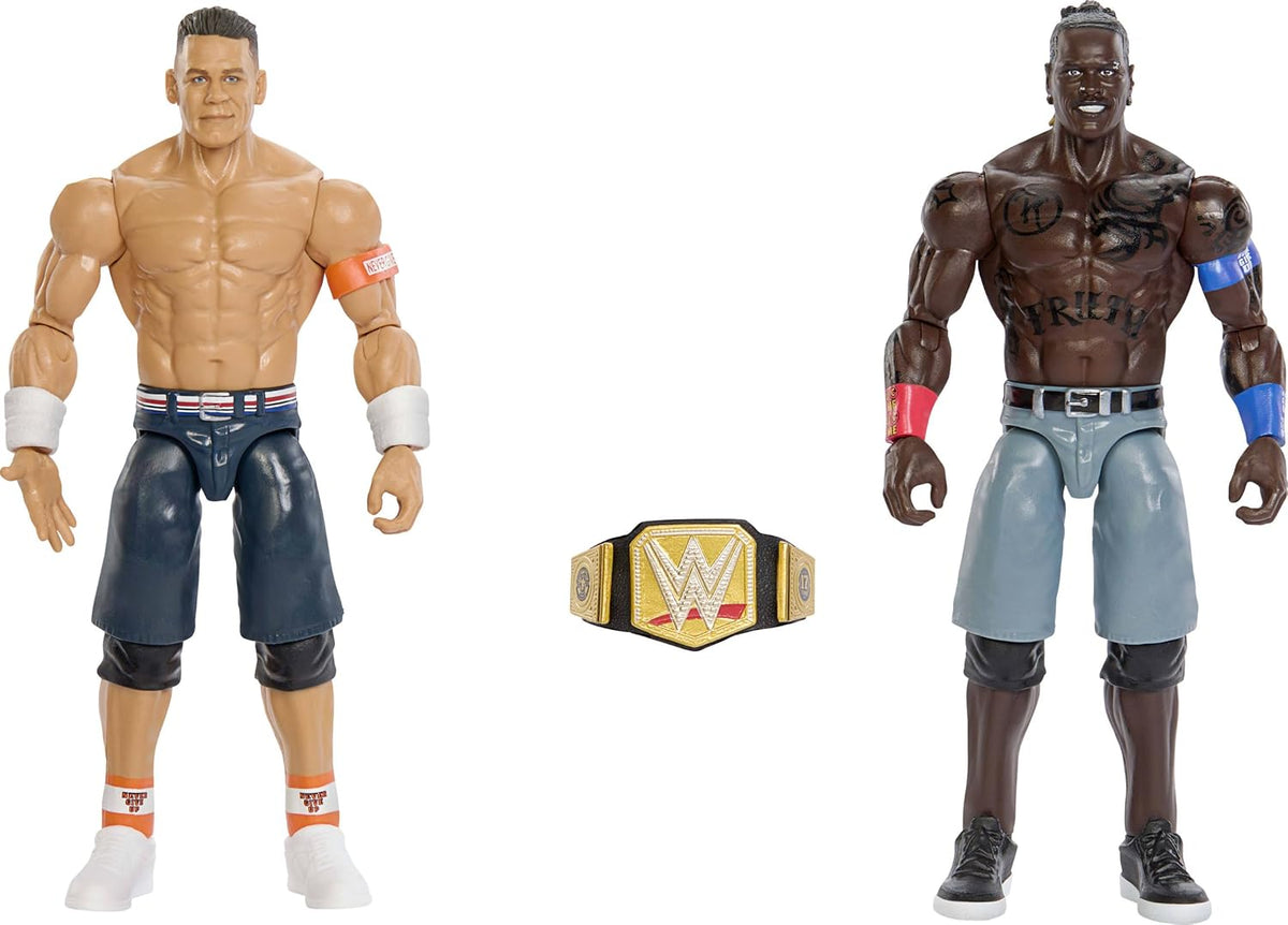 Mattel WWE Main Event Showdown Figuras de acción 2 unidades con accesorio