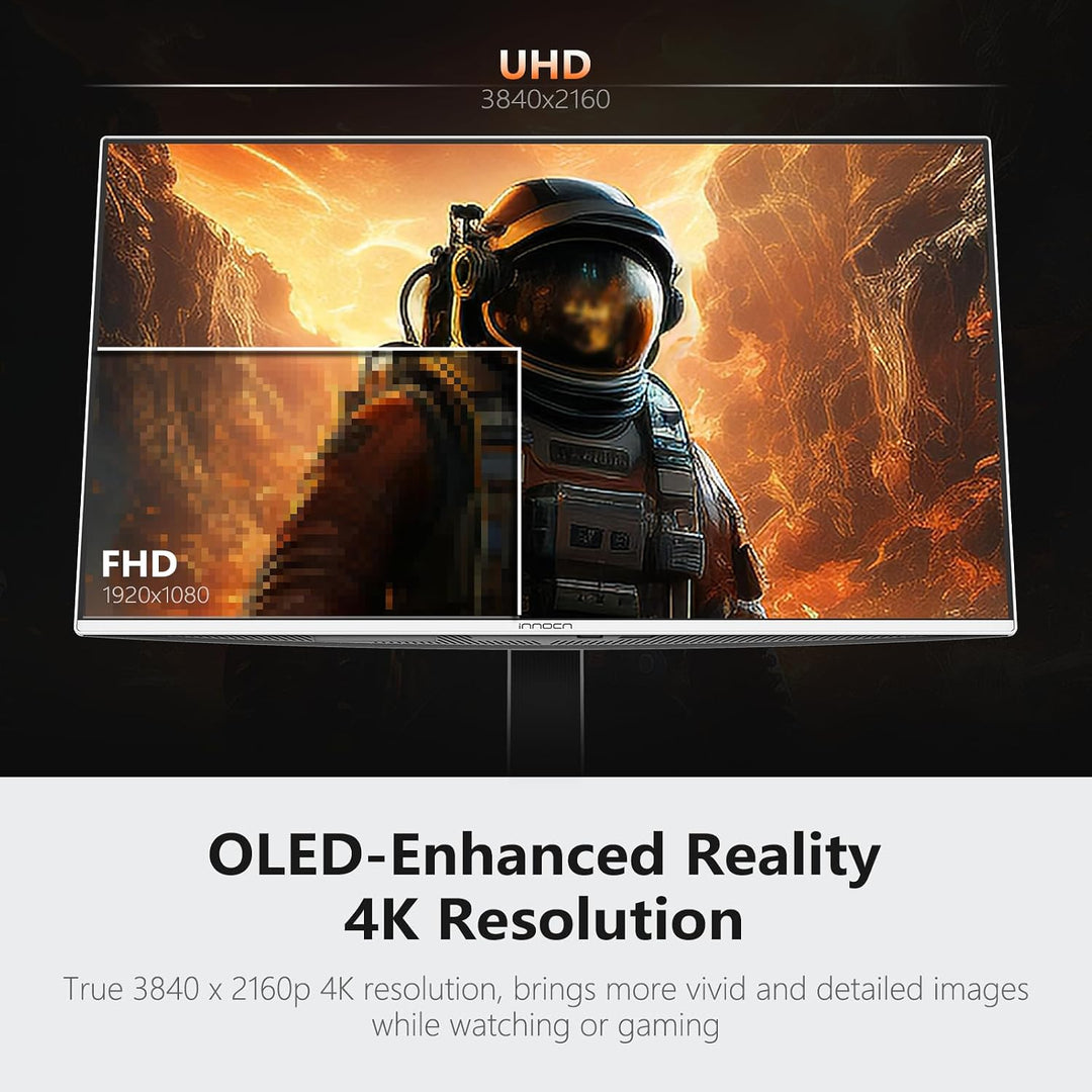 INNOCN Monitor OLED 4K 240Hz de 27", compatible con G-SYNC, VRR...