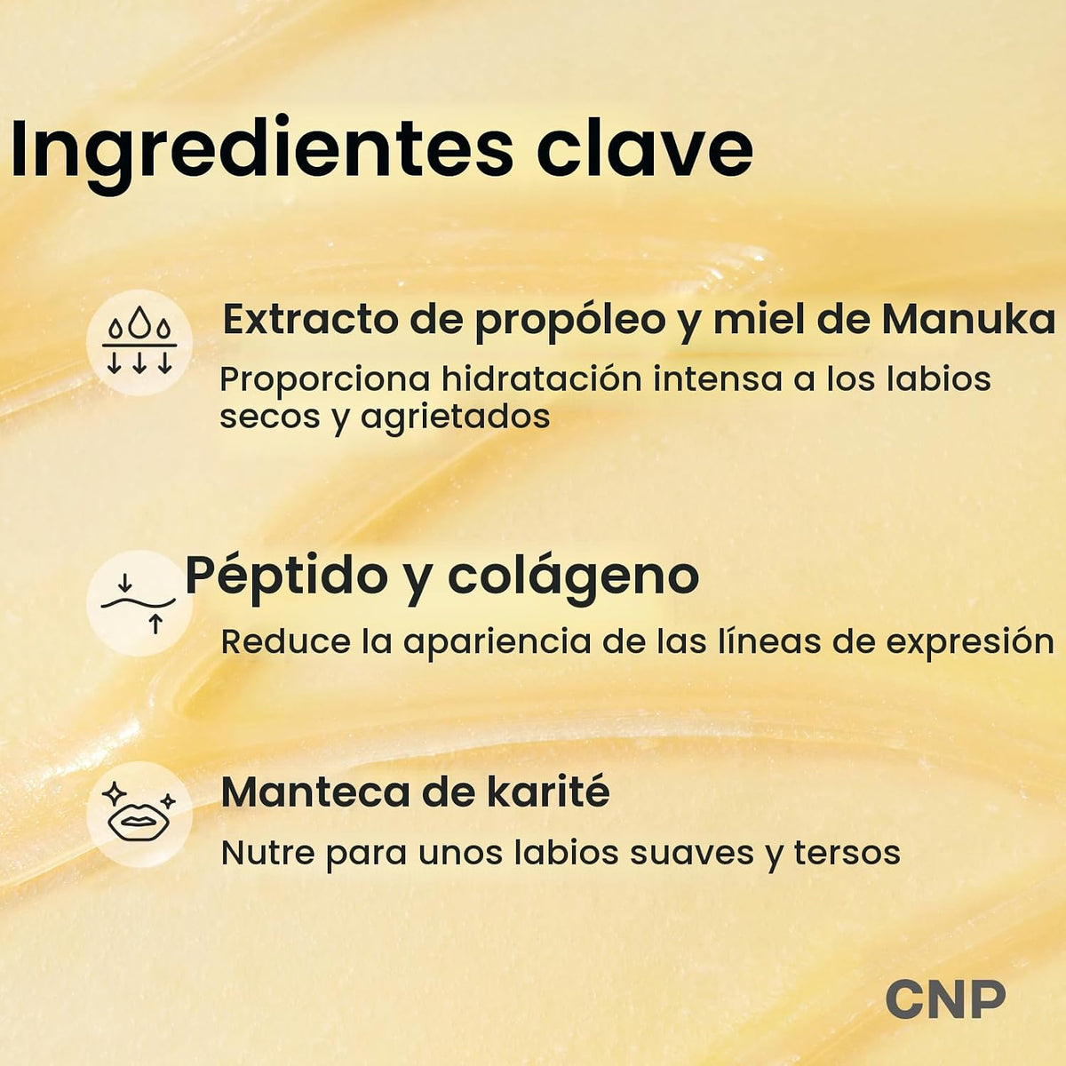 Mantequilla labial de miel CNP - Propolis Lipcerin™ 01 Original, bá...